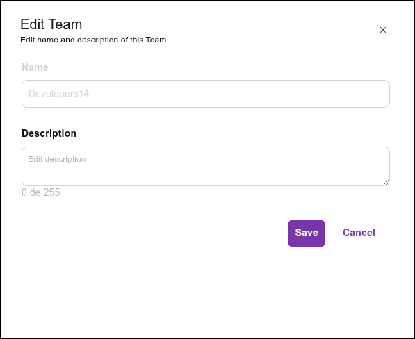 highlight for the save button