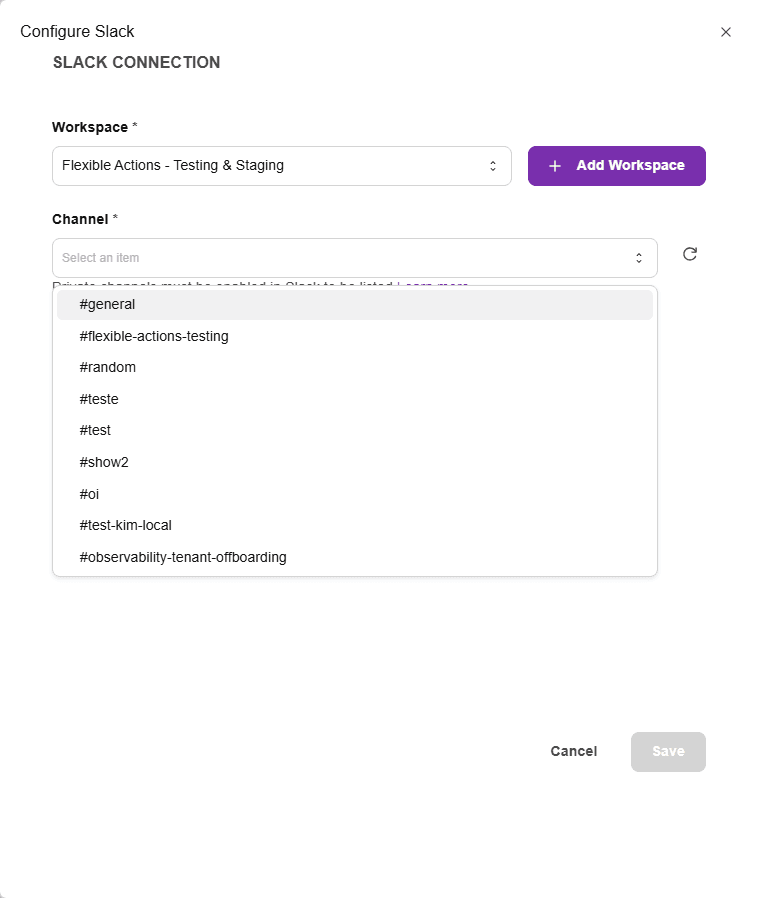 Update Channel List