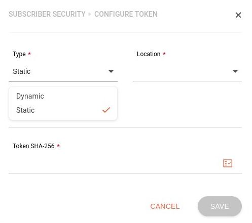 Token registration